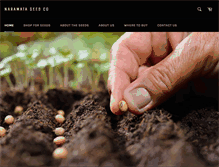 Tablet Screenshot of naramataseedco.com